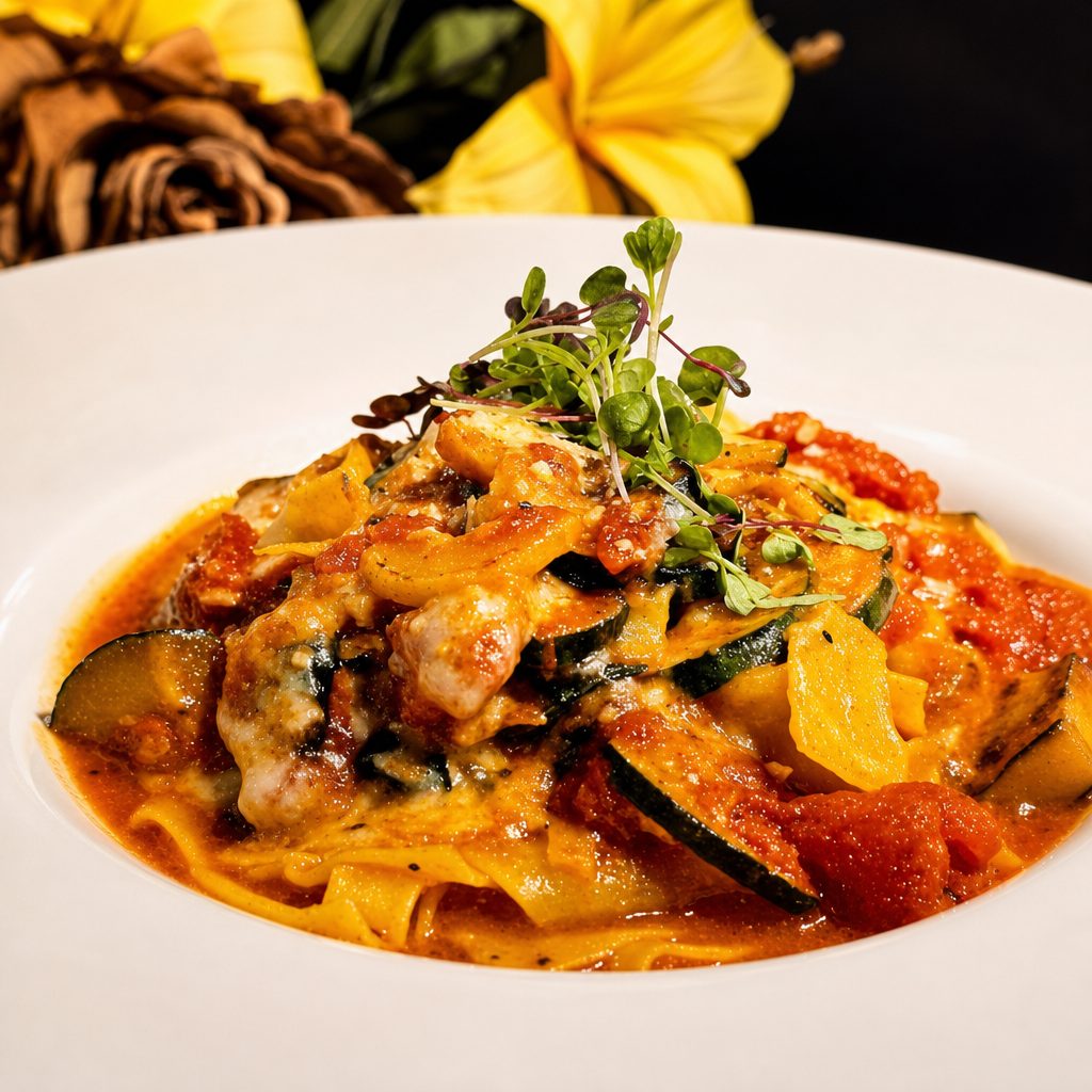 Pappardelle Monticello.