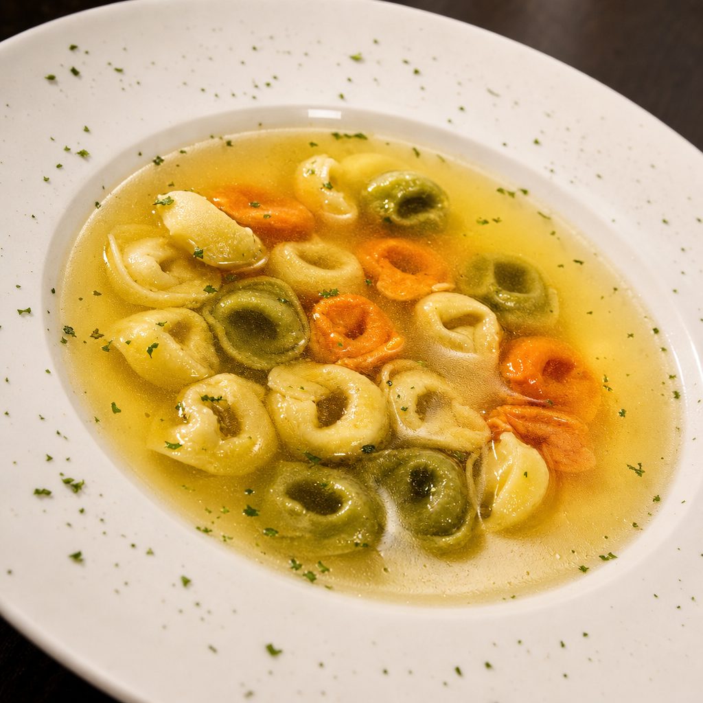 Tricolored Cheese Tortellini.